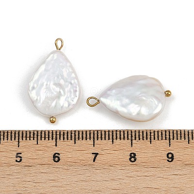 Natural Freshwater Pearl Keshi Pearl Pendants STAS-D378-06A-G-1