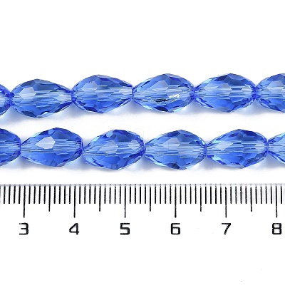 Transparent Glass Beads Strands EGLA-N013-T10mm-D10-1