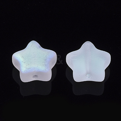 Electroplate Glass Beads GLAA-N035-01-C01-1