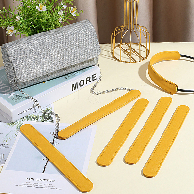 6Pcs Imitation Leather Bag Strap Padding PURS-CL0001-29B-1