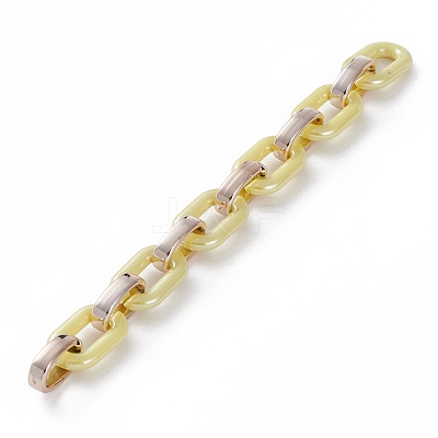 Handmade Opaque Acrylic Cable Chains AJEW-JB00890-05-1