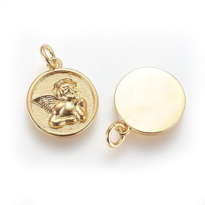 Brass Charms LS-KK-G364-08G-1
