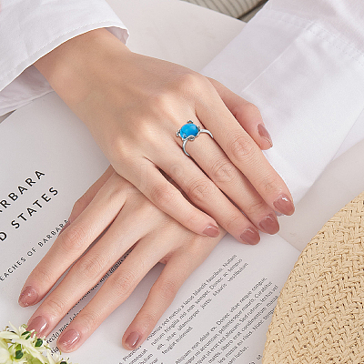 1Pc Adjustable 925 Silver Ring Adjustable Ring Findings FIND-DC0006-64P-1