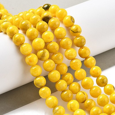 Natural Persian Jade Beads Strands G-A255-A02-02I-1