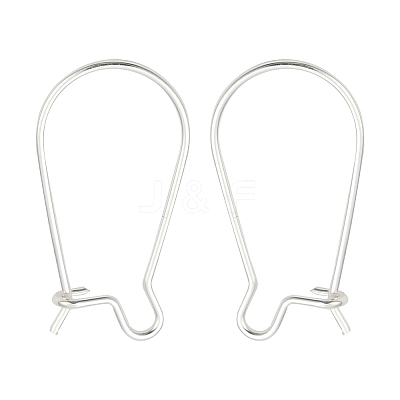 925 Sterling Silver Hoop Earrings X-STER-S002-55-1