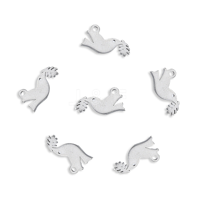 Non-Tarnish 201 Stainless Steel Charms STAS-N098-130P-1