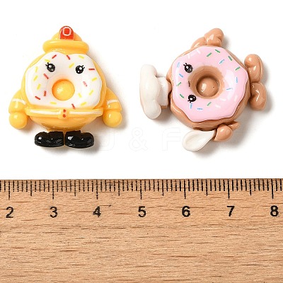 Career Theme Opaque Resin Imitation Food Decoden Cabochons RESI-H164-02-1
