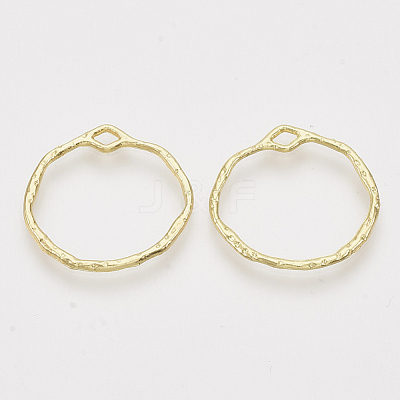 Alloy Open Back Bezel Pendants PALLOY-S121-82C-1