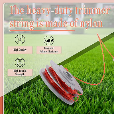 2 PCS Strimmer Spool Line and one Cap Compatible with Flymo FLY021 Grass Cutter Trimmer Wire FIND-TAC0027-31-1