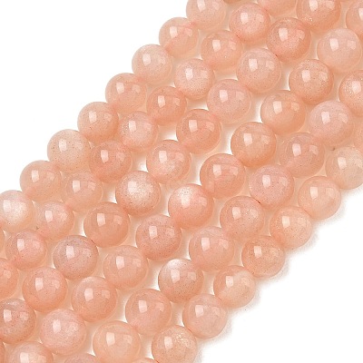 Natural Orange Sunstone Beads Strands G-D0013-76A-1