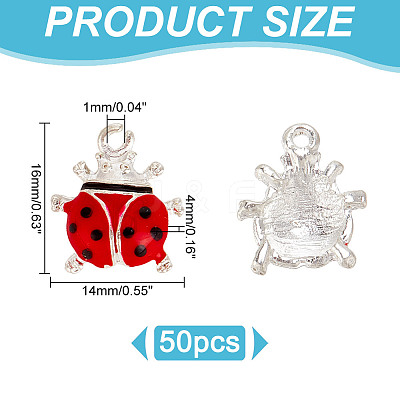 Alloy Enamel Pendants ENAM-AR0001-70-1