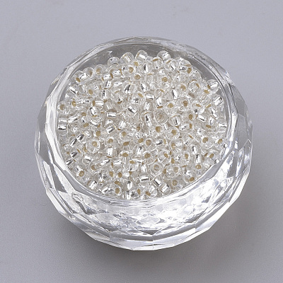 FGB 6/0 Grade A Round Glass Seed Beads X-SEED-A022-F6-34-1