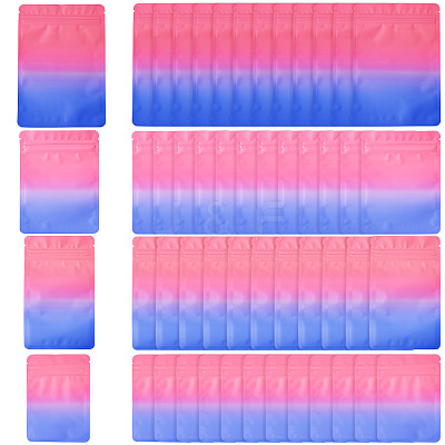 100Pcs 4 Styles PET Zipper Bags OPP-TA0001-19C-1