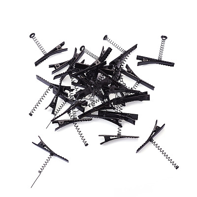30Pcs 3 Styles Iron Alligator Hair Clips Findings PHAR-TA0001-10-1