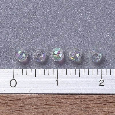 Eco-Friendly Transparent Acrylic Beads PL730-2-1