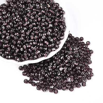 Picasso Baking Paint Glass Seed Beads SEED-N007-35K-1