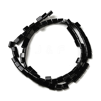 Natural Black Onyx(Dyed & Heated) Beads Strands G-F762-A16-01-1