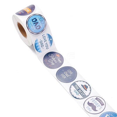 Father's Day Theme Paper Stickers DIY-K038-03-1