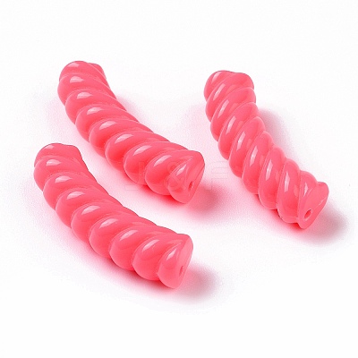 Opaque Acrylic Beads OACR-A016-03C-1