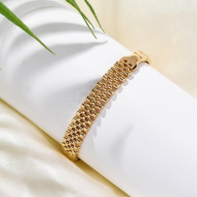 Ion Plating(IP) 304 Stainless Steel Hinged Bangles for Women STAS-Z114-08G-1