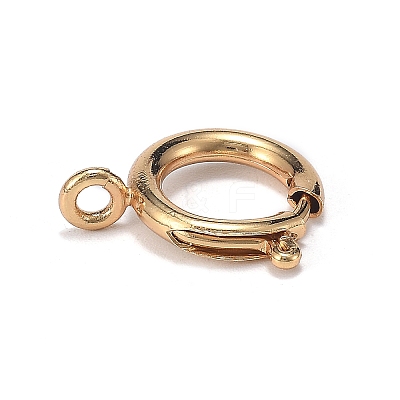 Brass Spring Ring Clasps LS-ZIRC-F120-014G-1