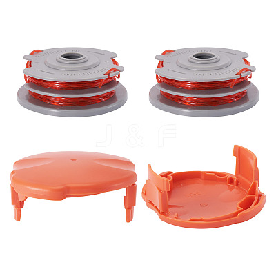 2 PCS Strimmer Spool Line and one Cap Compatible with Flymo FLY021 Grass Cutter Trimmer Wire FIND-TAC0027-31-1