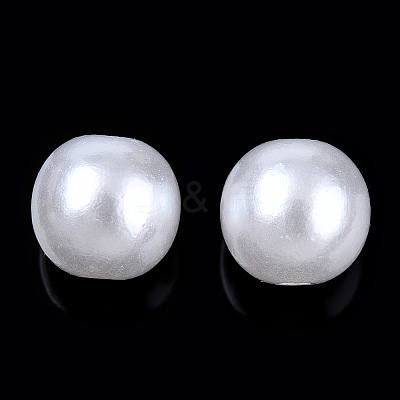 Imitated Pearl Acrylic Beads OACR-ZX005-35A-1