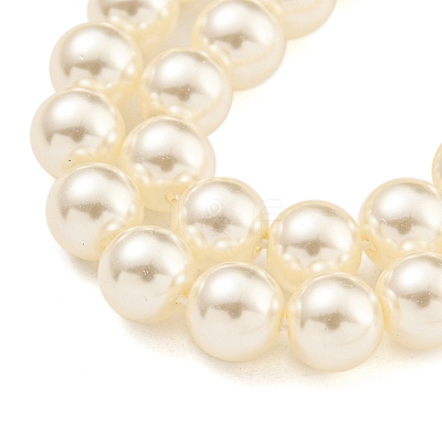 Glass Pearl Beads Strands HY-G002-01C-02-1