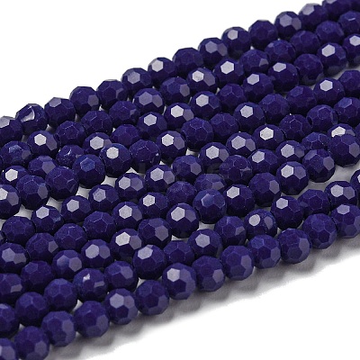 Opaque Glass Beads Stands EGLA-A035-P4mm-D09-1