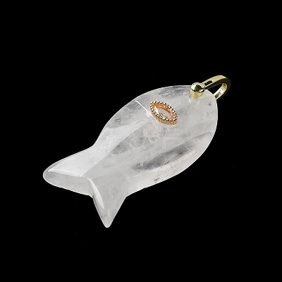 Natural Quartz Crystal Pendants G-Z102-02G-06-1