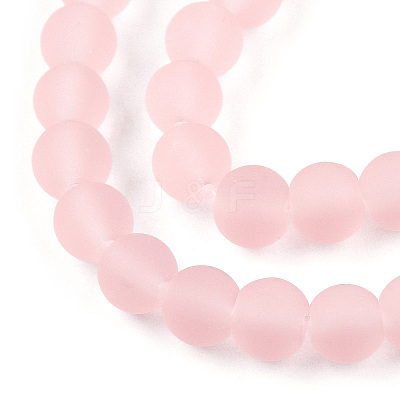 Transparent Glass Beads Strands GLAA-T032-T4mm-MD10-1