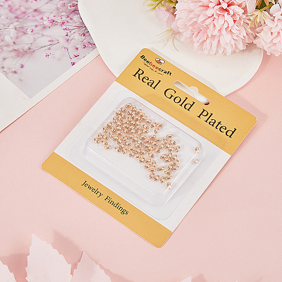 Brass Corrugated Beads KK-BBC0012-61-1