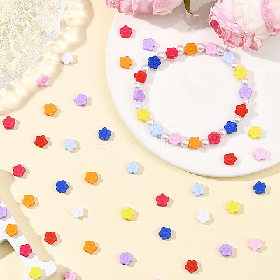 Opaque Acrylic Beads MACR-SP0002-06B-1