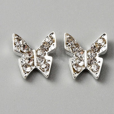 Alloy Rhinestone Cabochons MRMJ-WH0081-32S-1