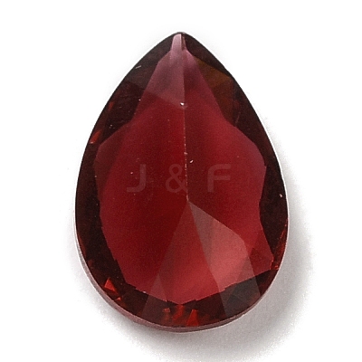 Pointed Back Glass Rhinestone Cabochons GLAA-B012-32C-1