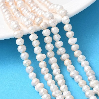 Natural Cultured Freshwater Pearl Beads Strands PEAR-I007-07O-12A-1
