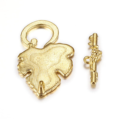 Alloy Toggle Clasps PALLOY-A20005-G-FF-1