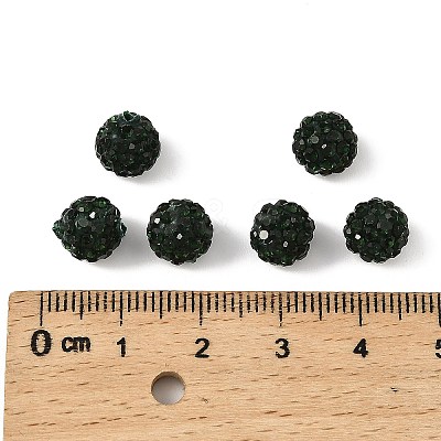 Pave Disco Ball Beads RB-H258-8MM-205-1