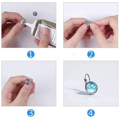 DIY Earrings Making Kits DIY-UN0002-20P-1