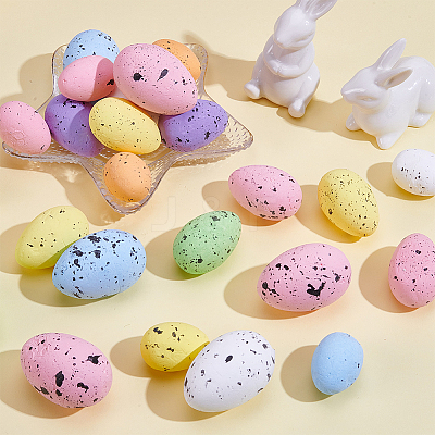 30Pcs 3 Styles Foam Simulated Pigeon Eggs DIY-SP0007-59-1