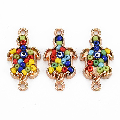 Alloy Enamel Links Connectors LS-PALLOY-N153-36-RS-1