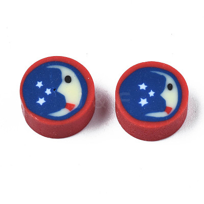 Handmade Polymer Clay Beads X-CLAY-N009-036-1