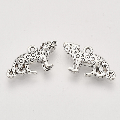 Tibetan Style Alloy Pendants X-TIBEP-T009-28AS-RS-1