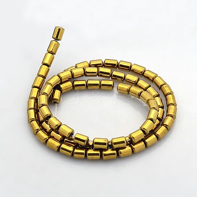 Electroplate Non-magnetic Synthetic Hematite Beads Strands G-J210A-05-1