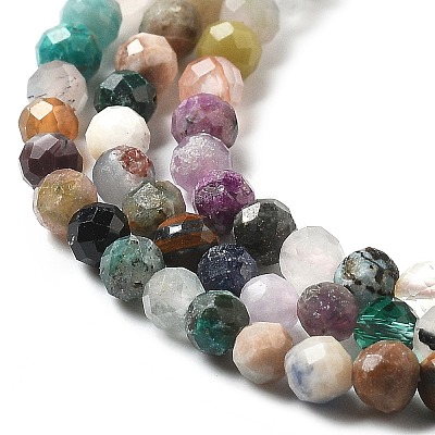 Natural Mixed Stone Beads Strands G-T108-39A-1