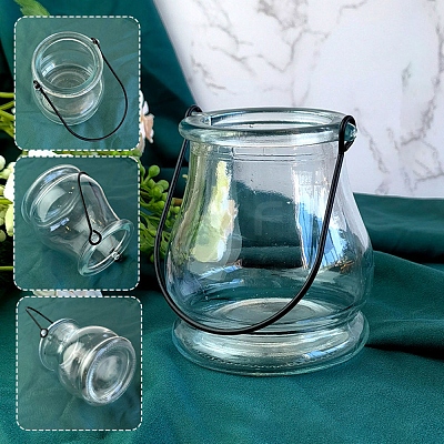 Glass Candle Holder Mosaic Bases PW-WG87590-01-1
