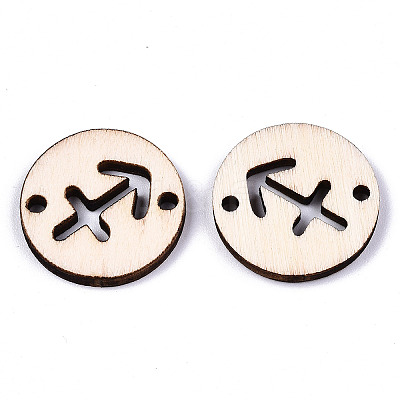 Unfinished Natural Poplar Wood Links Connectors LS-WOOD-S045-139A-08-1