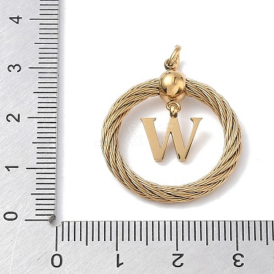 304 Stainless Steel Pendants STAS-D154-01W-G-1