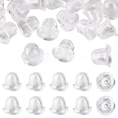 30Pcs Acrylic Bead Caps for Wind Chimes Making TACR-TA0001-69F-1