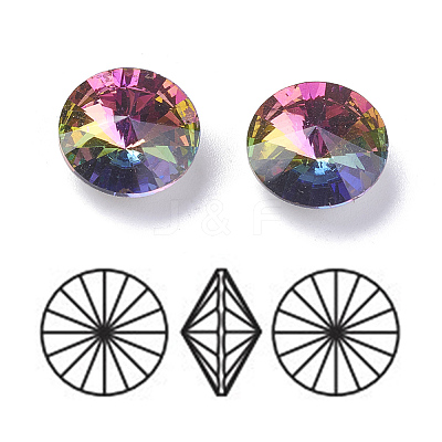 K9 Glass Pointed Back Rhinestone RGLA-E012-6mm-001VM-1